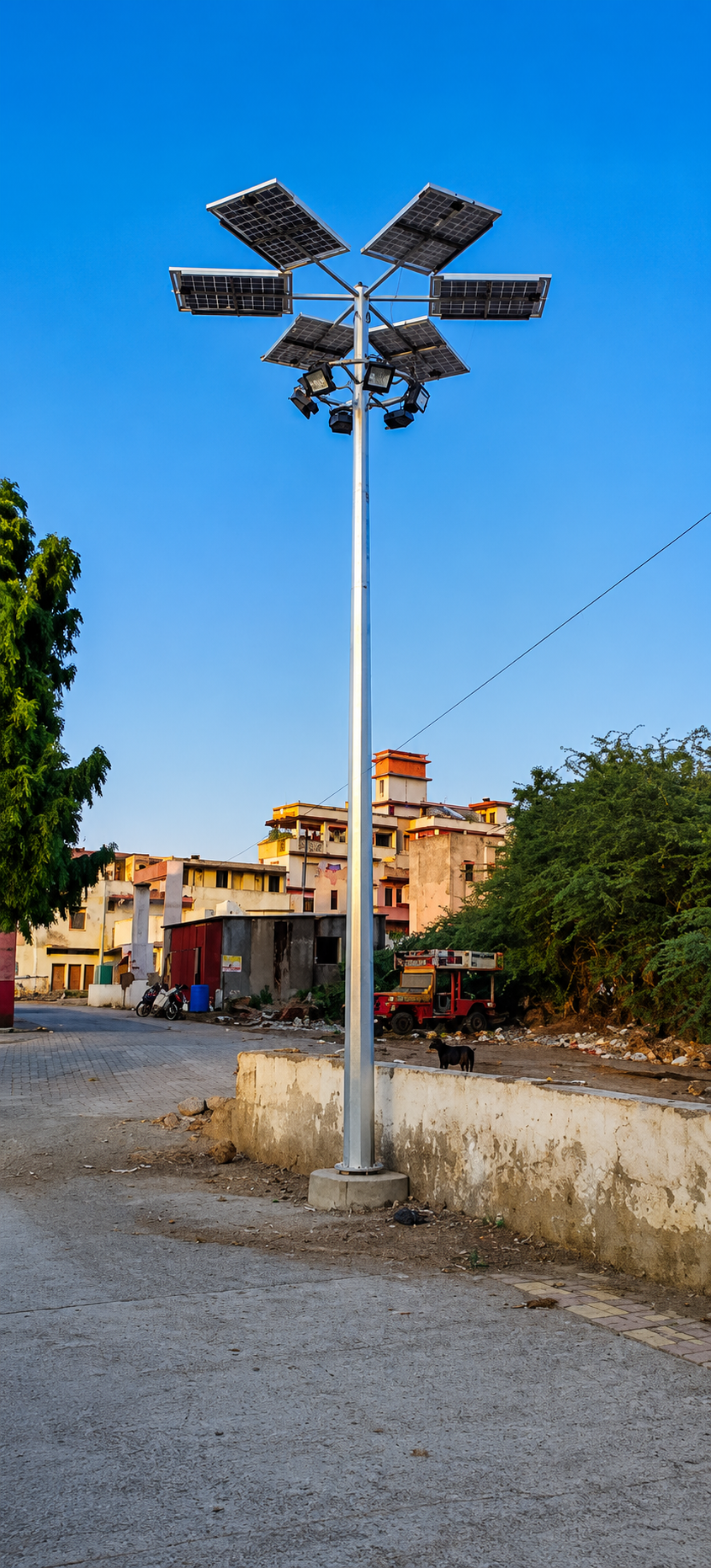 Solar Hybrid Street Light